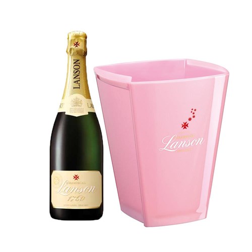 Lanson Demi-Sec Champagne 75cl And Ice Bucket Set